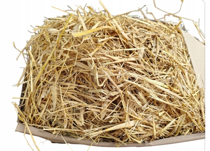 Słoma na kompost, do budy, Legowisko dla psa, Ściółka Dla Gryzoni, 80L