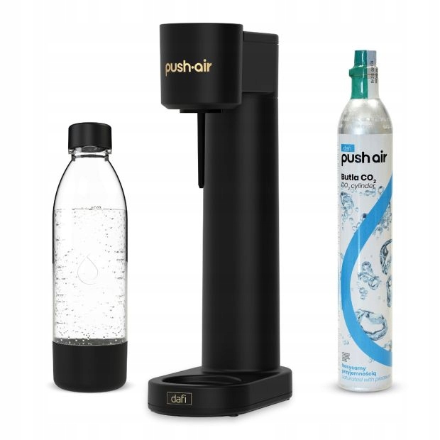 Zestaw PushAir Saturator + Nabój CO2 + Butelka 0,7 + Butelka 0,5 + 2