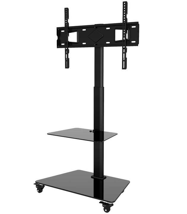 Stojak podlogowy TV na kółkach mobilny 32 40 43 48 50 55 58 65 cali