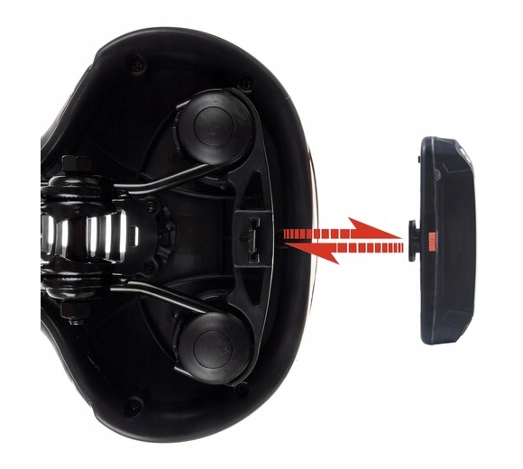 SIODEŁKO ROWEROWE ŻELOWE SZEROKIE MIĘKKIE WYGODNE Z LAMPKĄ ROWEROWĄ ROWER