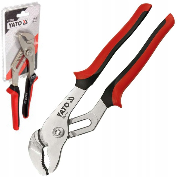 YATO ŻABA SZCZYPCE HYDRAULICZNE NASTAWNE 250MM DO RUR 10'''' YT-2069