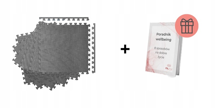 MATA PUZZLE POD SPRZĘT DO ĆWICZEŃ 12 SZT 4,32m2 OCHRONNA PODŁOGA NA SIŁOWNI