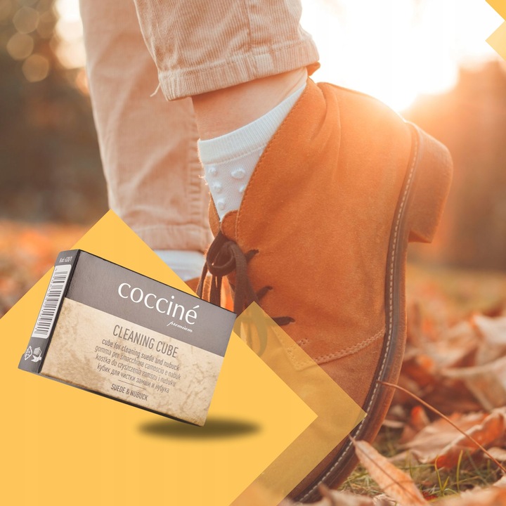 Zestaw do Czyszczenia Butów Zamszowych Pianka Gumka Szczotka Coccine 3w1