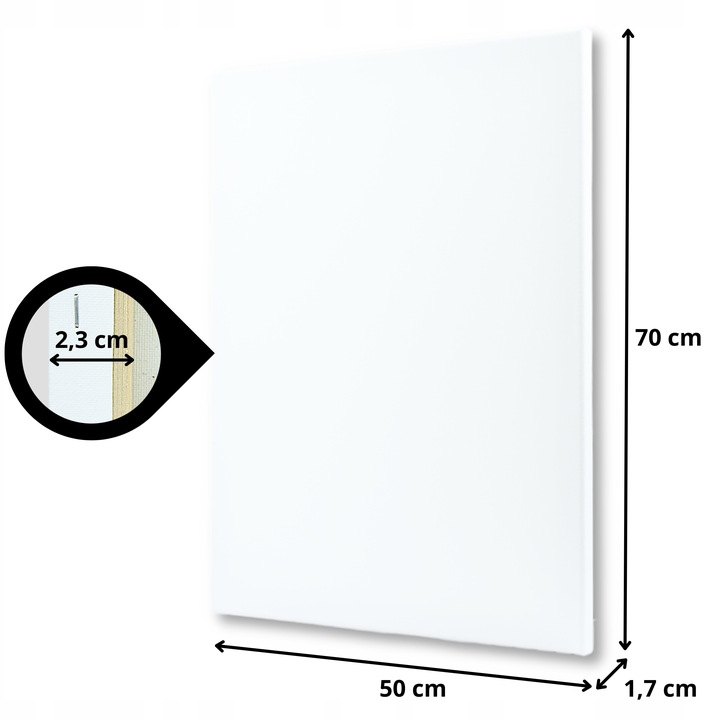 Płótno Malarskie Do Malowania 50x70cm Podobrazia Phoenix Podobrazie