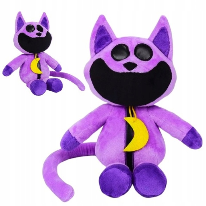 Maskotka Pluszak CatNap Kot Fioletowy 30cm Maskotka Z Gry Smiling Critters