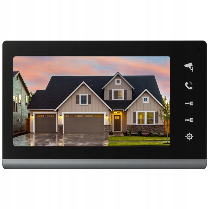 WIDEODOMOFON PRZEWODOWY VIDEO DOMOFON ZESTAW CZYTNIK RFID FURTKA BRAMA 7''