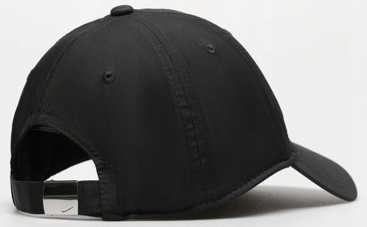 CZAPKA MĘSKA NIKE METAL Z DASZKIEM SWOOSH CZARNA BEJSBOLÓWKA METALOWE