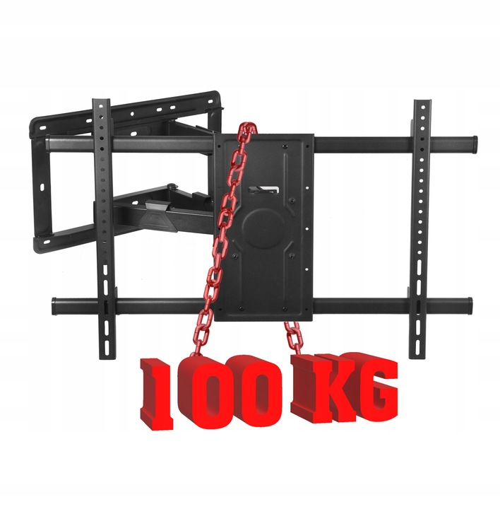 100kg Uchwyt do Telewizora 85 86 98 100 cali Ultra Mocny Wieszak TV