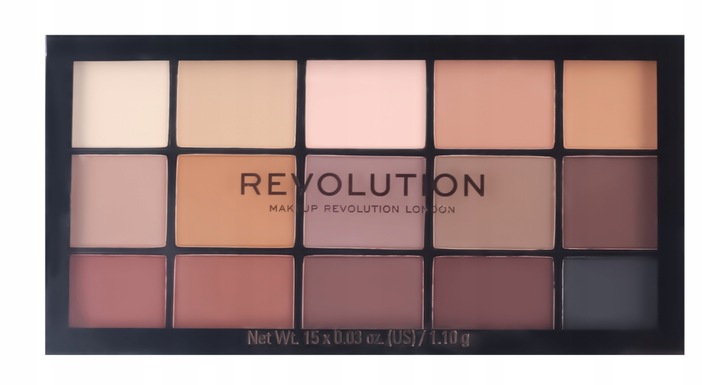 MAKEUP REVOLUTION RELOADED Paleta cieni BASIC MATT
