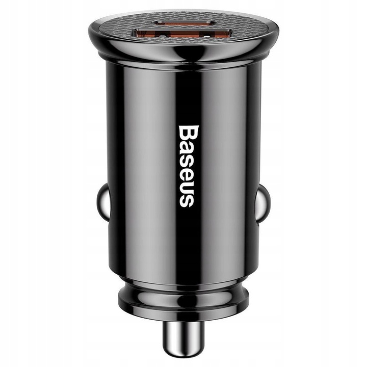 Ładowarka samochodowa Baseus Circular 30W 5A USB do auta, szybkie ładowanie