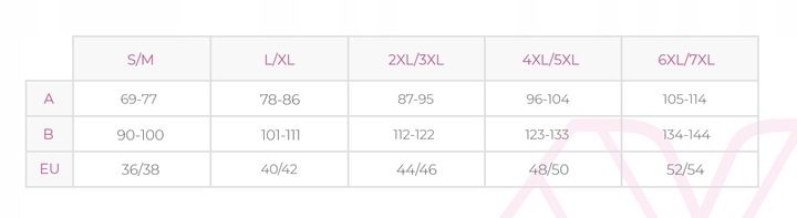 810-COR-2 gorset i stringi biały L/XL Obsessive