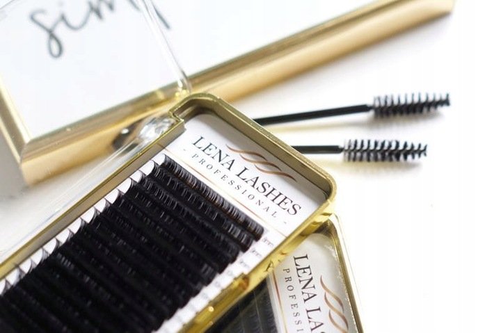 Rzęsy do przedłużania CZARNE C 0.07 13mm OBJĘTOŚCIOWE LENA LASHES