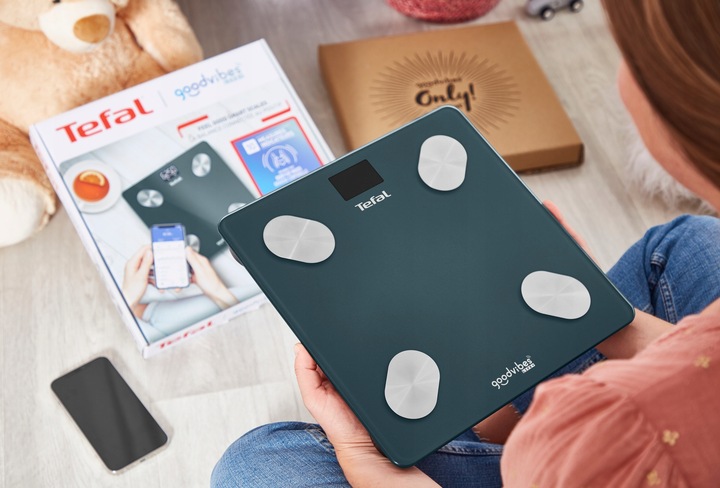 Waga łazienkowa analityczna Tefal Goodvibes BM9620 BMI 180kg