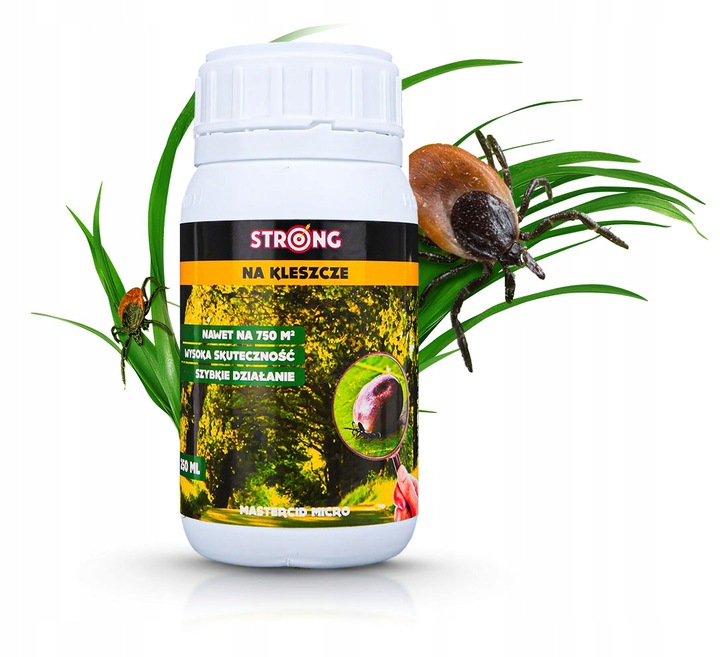 OPRYSK NA KLESZCZE, BARDZO SKUTECZNY ŚRODEK NA KLESZCZE STRONG 250 ML