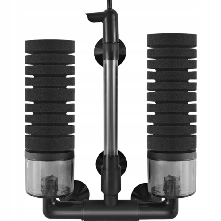 Filtr Gąbkowy Do Akwarium JF-160B z pompą 350l/h z Pojemnikami na Wkłady