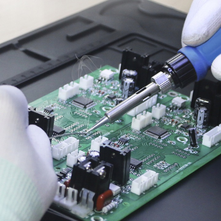 Lutownica Precyzyjna 100W Zestaw Lutowniczy LCD Odsysacz do Cyny 13