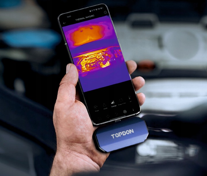 Kamera termowizyjna USB-C Termowizja TOPDON TC001 IR256x192 Android