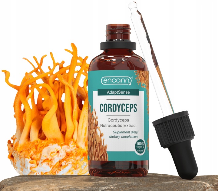 Encann Cordyceps (Maczużnik Bojowy) - silny ekstrakt w kroplach 50 ml