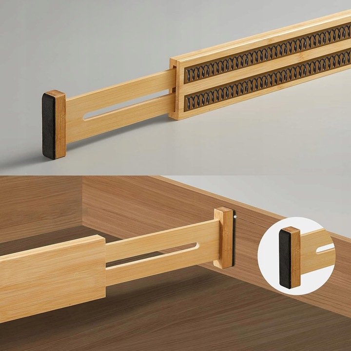 4x ORGANIZER DO SZUFLADY SZUFLAD SZAFY PRZEGRÓDKA SEPARATOR PODZIAŁKA