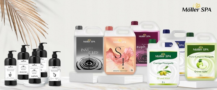 Möller SPA KREMOWE MYDŁO W PŁYNIE O ZAPACHU PERFUM EUPHORIA 5L
