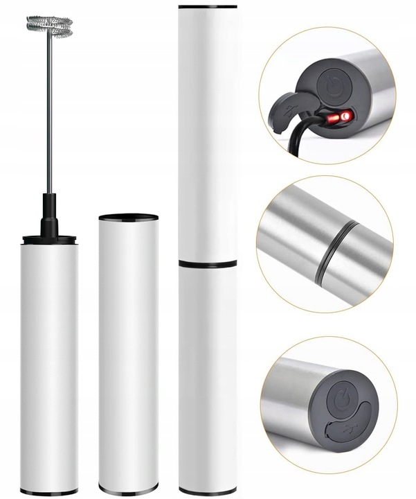 SPIENIACZ UBIJACZ DO MLEKA KAWY STAL NIERDZEWNA 19000 obr./min CICHY