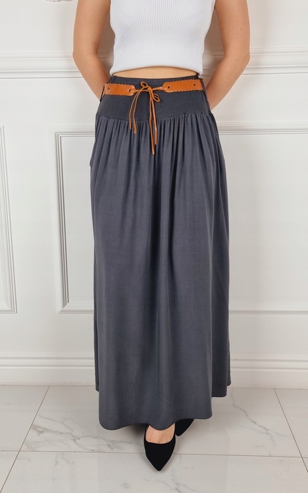 ZWIEWNA DŁUGA SPÓDNICA MAXI DO KOSTEK BOHO DAMSKA