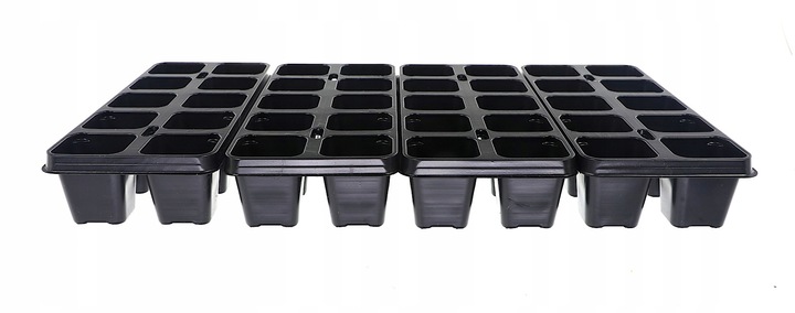 WIELODONICZKA DO SIEWU DONICZKA DO WYSIEWU ROZSAD TACA PODSTAWKA 40szt