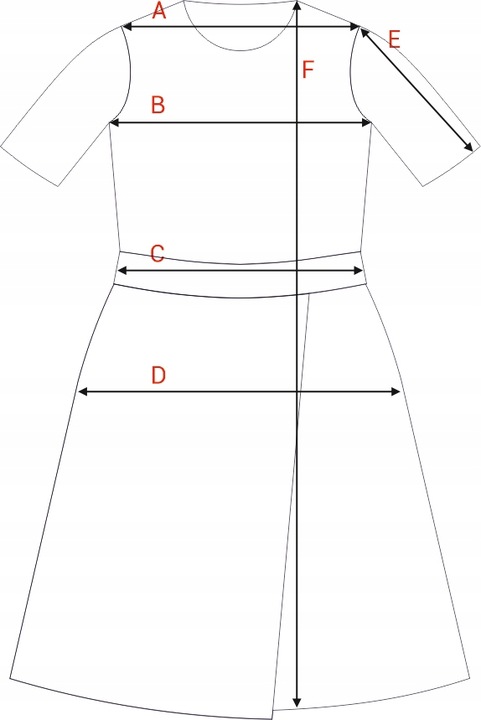 SUKIENKA KOBIECA WIECZOROWA NA LATO Z KOPERTOWYM DOŁEM RÓŻOWA 40 L