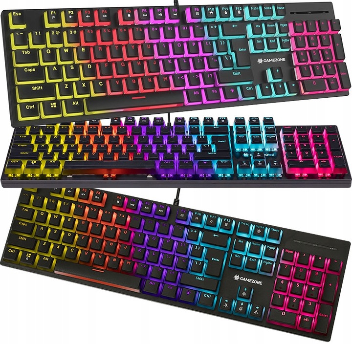 Klawiatura mechaniczna Tracer GAMEZONE UNIQUE PODŚWIETLENIE PUDDING USB