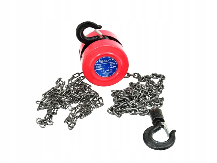 WCIĄGARKA WYCIĄGARKA ŁAŃCUCHOWA 1T WCIĄGNIK