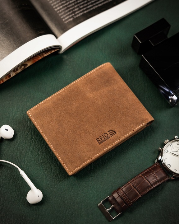 PETERSON mały portfel etui na karty RFID prezent