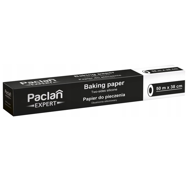 Paclan Papier do Pieczenia 50m x 38cm Brązowy Silikonowany
