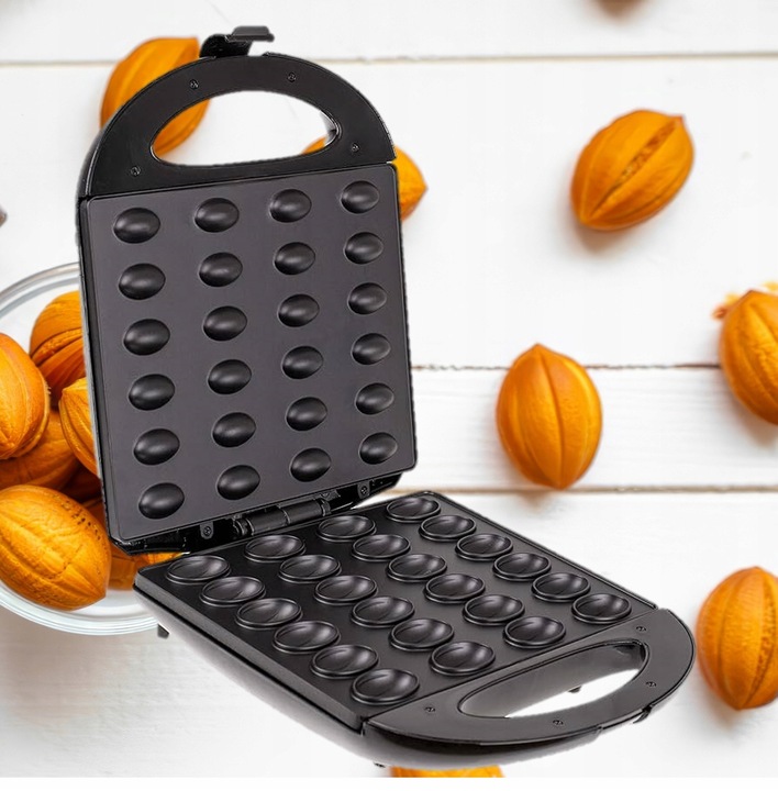 Opiekacz do Orzeszków 1600W Elektryczny Forma Ciastek Duży na 24szt