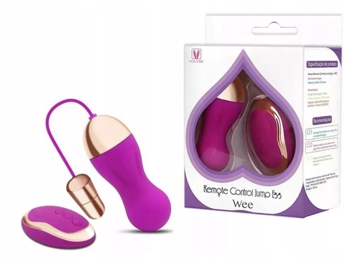 JAJKO WIBRUJĄCE WIBRATOR DAMSKI JAJECZKO DOPOCHWOWE Z PILOTEM BEZPRZEWODOWE