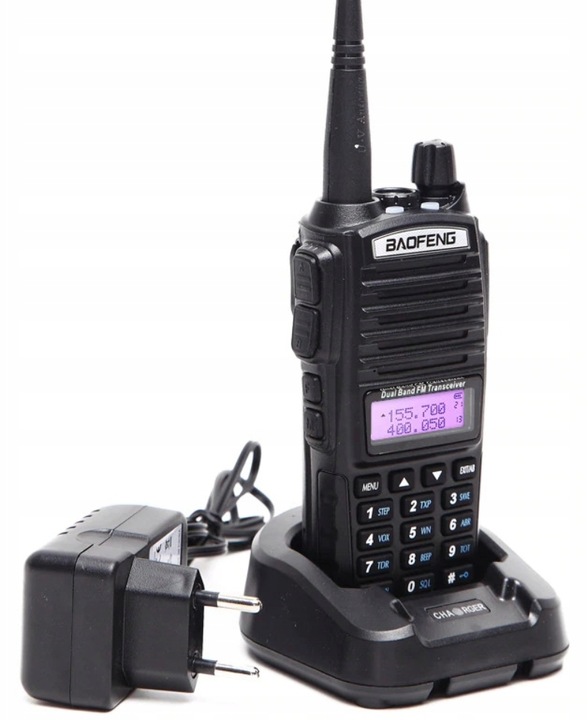 KRÓTKOFALÓWKA WALKIE TALKIE BAOFENG UV-82 5W HTQ PMR RADIOTELEFON ZASIĘG