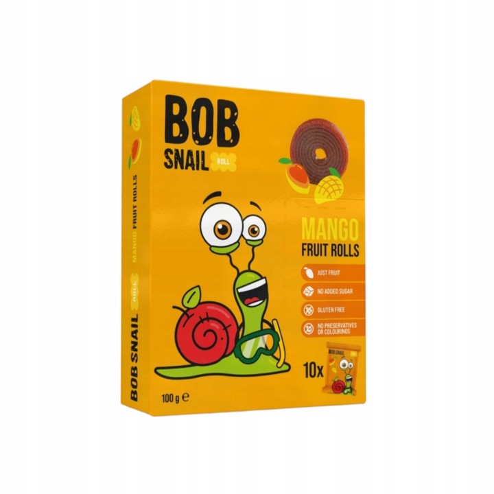 Rollsy Owocowe Zestaw Mix 5 x 100g Bob Snail 500g >>