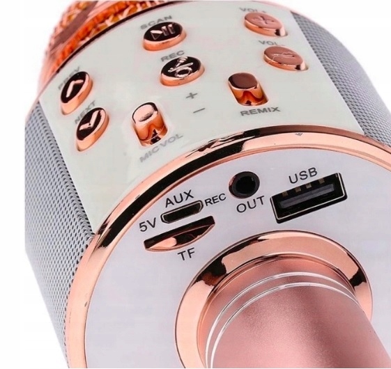 MIKROFON DLA DZIECI mikrofon KARAOKE mikrofon bezprzewodowy Z GŁOŚNIKIEM