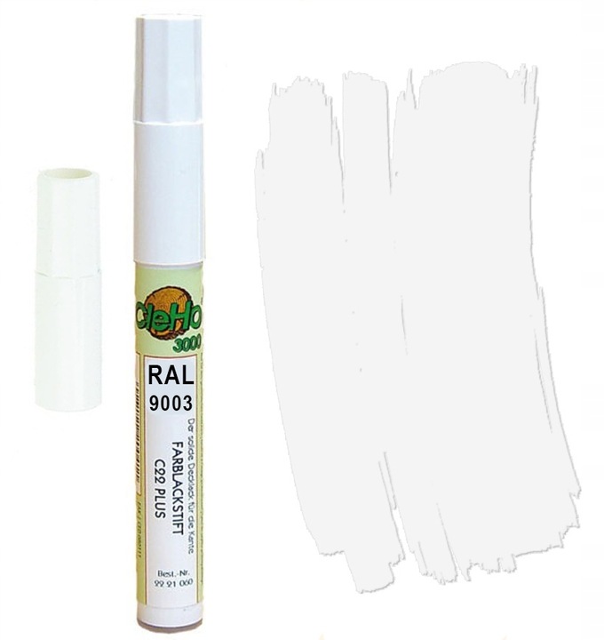 Pisak retuszerski CLEHO C22 910 biały RAL 9003