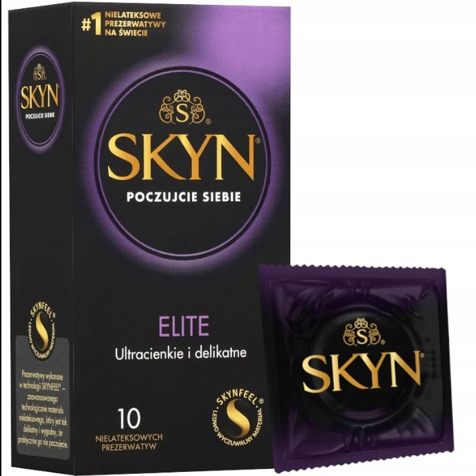 SKYN Elite Ultra Cienkie Prezerwatywy Bez Lateksu Dopasowane 10 szt.