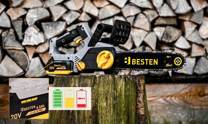 Piła Łańcuchowa Akumulatorowa Gałęziówka Pilarka 30Cm Bezszczotkowa