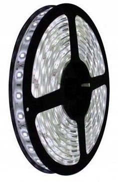 TAŚMA led LISTWA ledowa biała Z ZASILACZEM OŚWIETLENIE KUCHENNE DO MEBLI