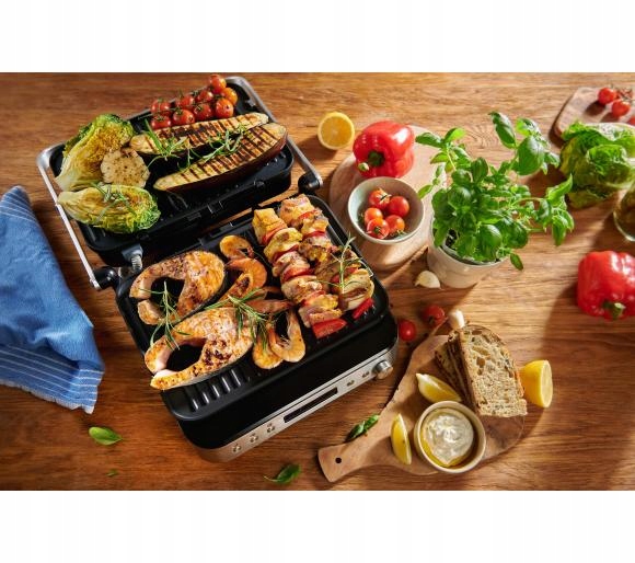 Grill kontaktowy elektryczny RAVEN EGE005 2000W płyty do gofrów