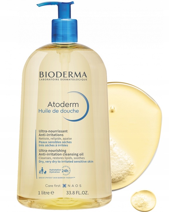 Bioderma Atoderm Huile Olejek do kąpieli i pod prysznic 1L