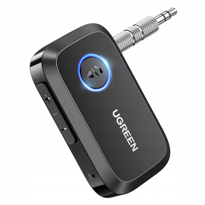 UGREEN Odbiornik Adapter Audio Przejściówka Bluetooth 5.3 Aux 3.5 Mm