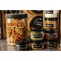 Pojemnik słoik plastikowy 1,5L makaron 1500ml x 6