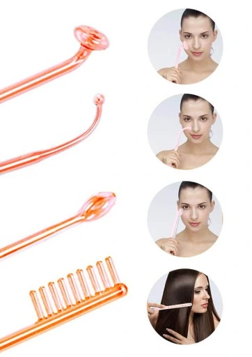 Derma wand DARSONVAL do zabiegów na TWARZY WŁOSY 4 elektrody NAJMOCNIEJSZY