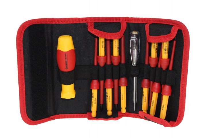 Zestaw wkrętaków izolowanych w etui / 1000V 12 sztuk