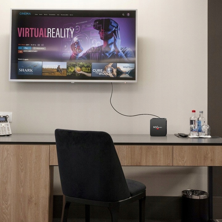 SMART TV BOX MXQ PRO 4K 1+8GB ANDROID 11.1 WIFI SD 5G DEKODER JĘZYK