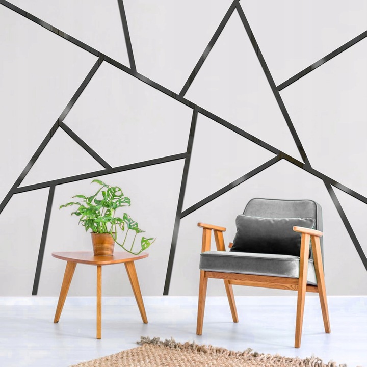 Listwa Dekoracyjna SAMOPRZYLEPNA Czarna POŁYSK Taśma Ozdobna 2cm x