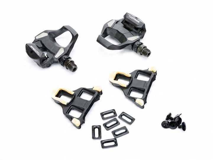 Pedały rowerowe szosowe Shimano SPD-SL PD-RS500 wpinane + bloki